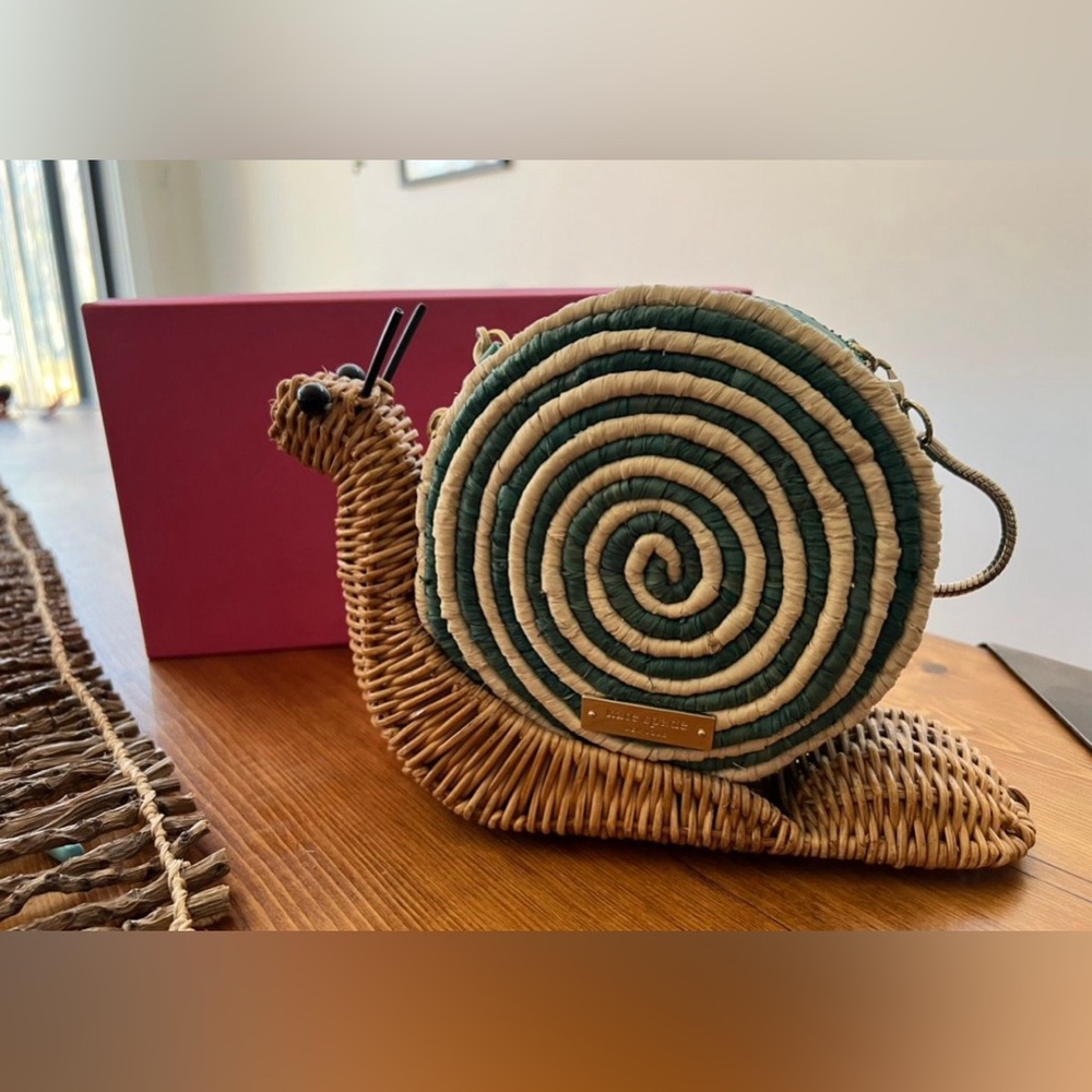 Kate Spade Snail Wicker Bag (Crossbody Purse) Limited Edition